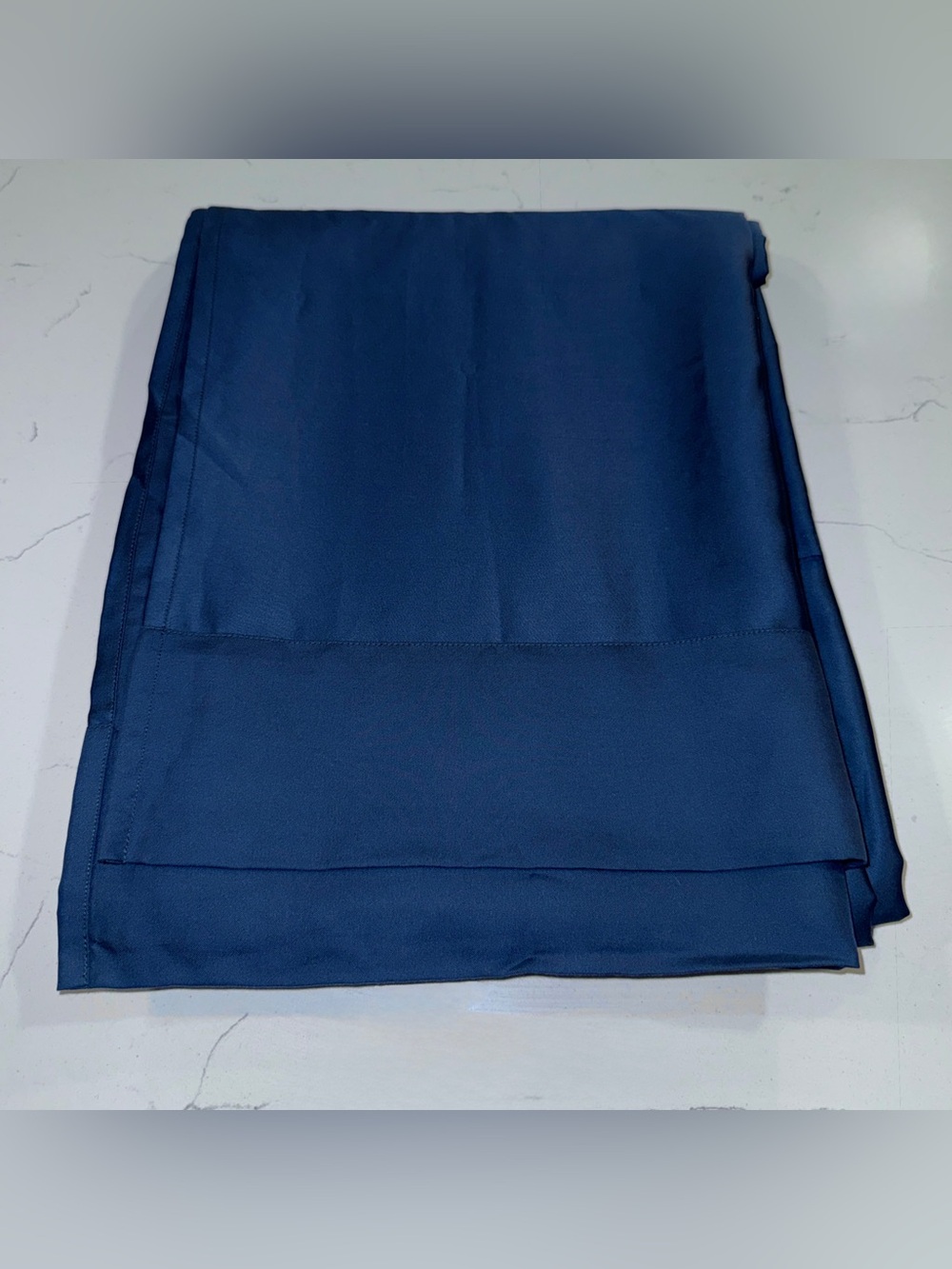 Buffy Breeze King/Cal King Flat Sheet Dark Blue Eucalyptus Lyocell Tencel